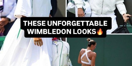 2025温网球星战袍盘点，王欣瑜清新高芙烂漫科斯秋克性感